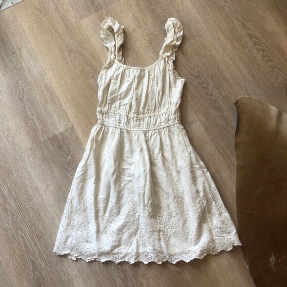 Vintage Old Navy White Cotton Sundress - Small - Picture 1 of 2